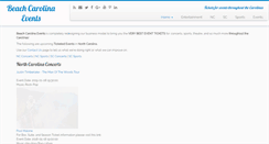 Desktop Screenshot of beachcarolina.com
