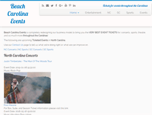 Tablet Screenshot of beachcarolina.com